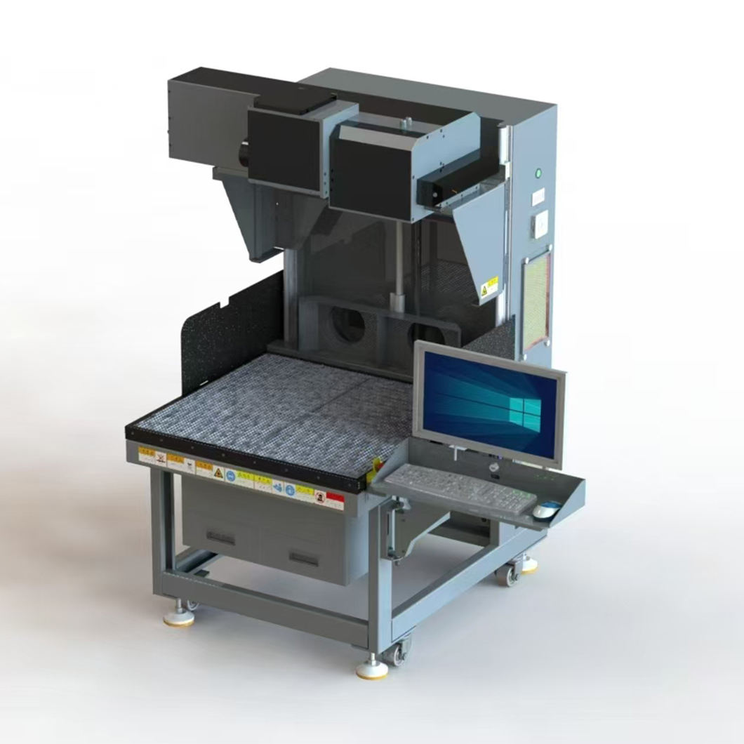 Ultra-fast CO2 Laser Marking Machine for Textile Fabric Jeans Paper Wood