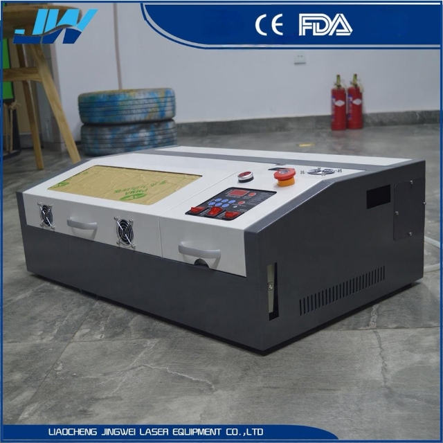 40W / 50W Mini 3020 Co2 Laser Engraving and Cutting Machine for Wood Acrylic Paper Rubber 