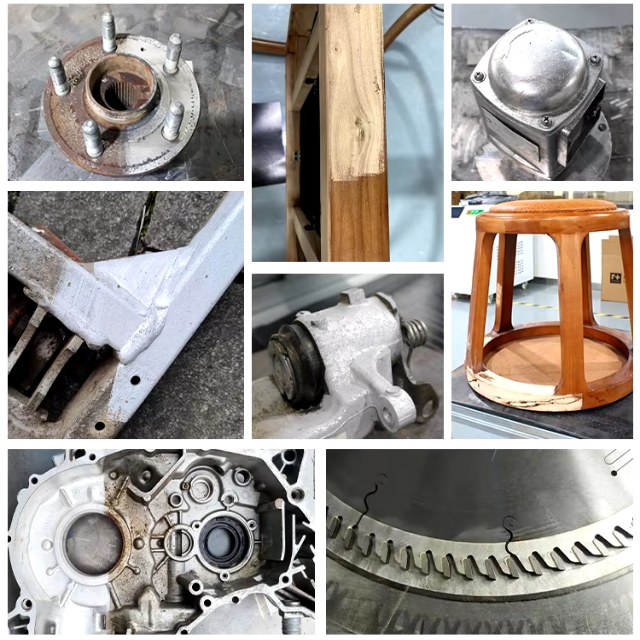 50w 100w 200w 300w Portable Laser Rust Remover for Machine Parts Rust, Paint Backpack MAX Pulse Fiber Laser Cleaning Machine