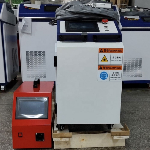 1500W 2000W 3000W Fiber Laser Welding Machine Continuous with Water Cooler Laser Cleaning Machine