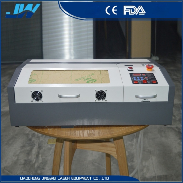 40W / 50W Mini 3020 Co2 Laser Engraving and Cutting Machine for Wood Acrylic Paper Rubber 