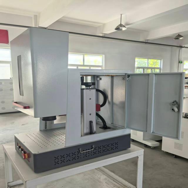 Enclosed Safe High Quality Fiber Laser 30W 50W JPT Fiber Laser Marking Machine for Metal Jewelry Plastic