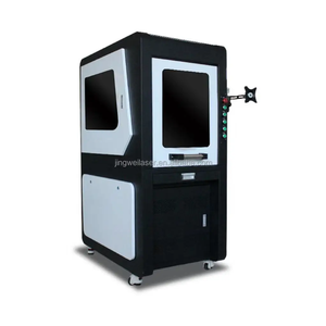 Large Enclosed 20w-100W Fiber Laser Engraver Galvo Marking Head Enclosed Metal Air-Cooled AI BMP Jewelry Engraving with EZCAD