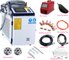 1500W 2000W 3000W Fiber Laser Welding Machine Continuous with Water Cooler Laser Cleaning Machine
