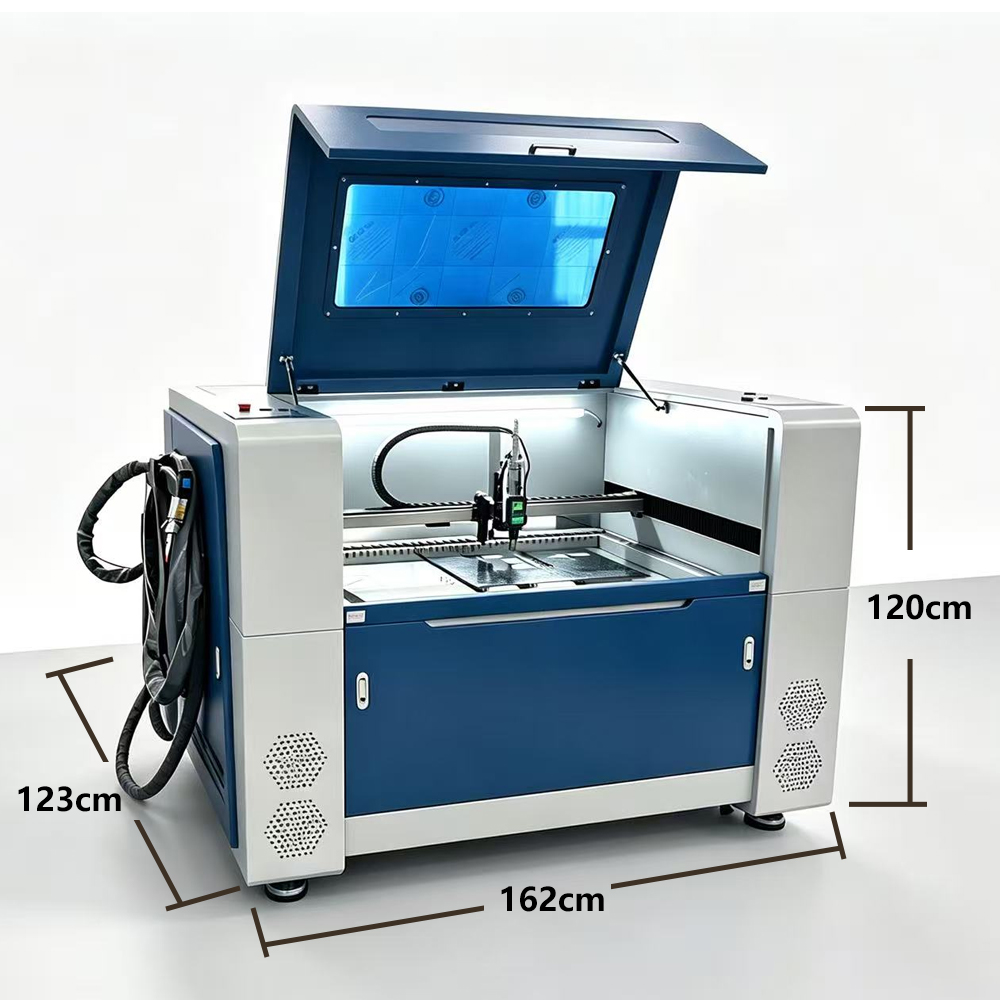 9 in 1 Multifunctional Laser Machine, Fiber & CO2 Laser Cutter, Handheld Laser Welding Machine for Metal Nonmetal Cutting Welding