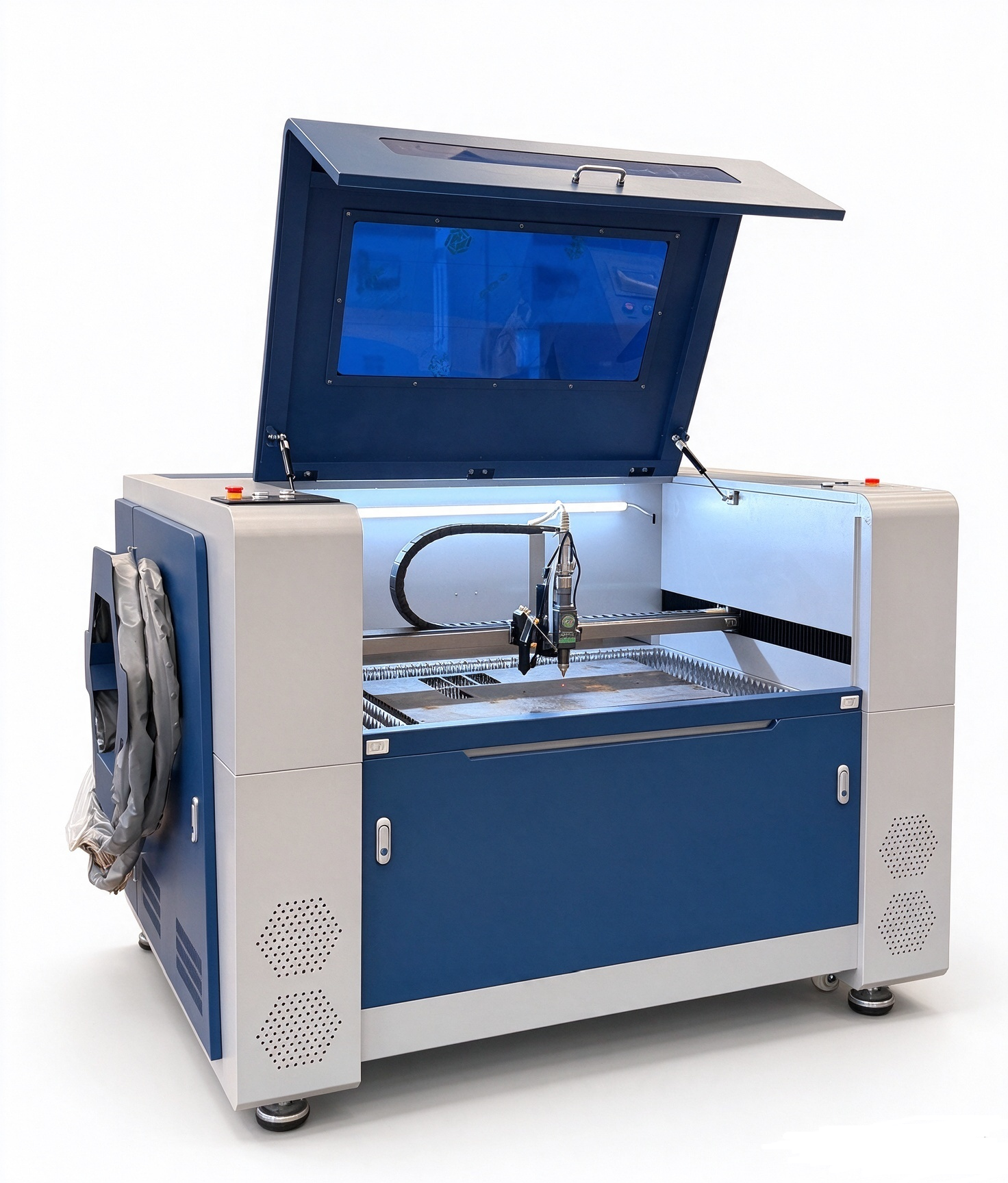 9 in 1 Multifunctional Laser Machine, Fiber & CO2 Laser Cutter, Handheld Laser Welding Machine for Metal Nonmetal Cutting Welding