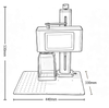 JW Touch Screen Fiber Laser Marker Desktop Safety Shield Laser Engraving Machine for Stainless Steel Plastic Batch Marking