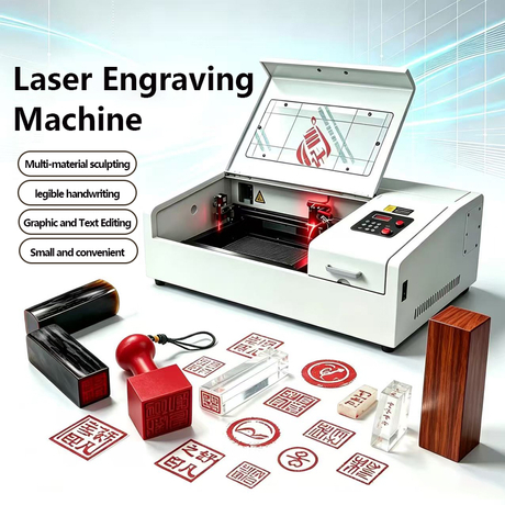 3020 CO2 Laser Engraving Machine 40W 50W Desktop Laser Cutter 300*200mm for Wood Acrylic Leather Rubber Stamp Engraving