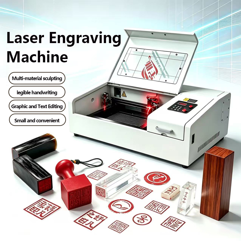 3020 CO2 Laser Engraving Machine 40W 50W Desktop Laser Cutter 300*200mm for Wood Acrylic Leather Rubber Stamp Engraving