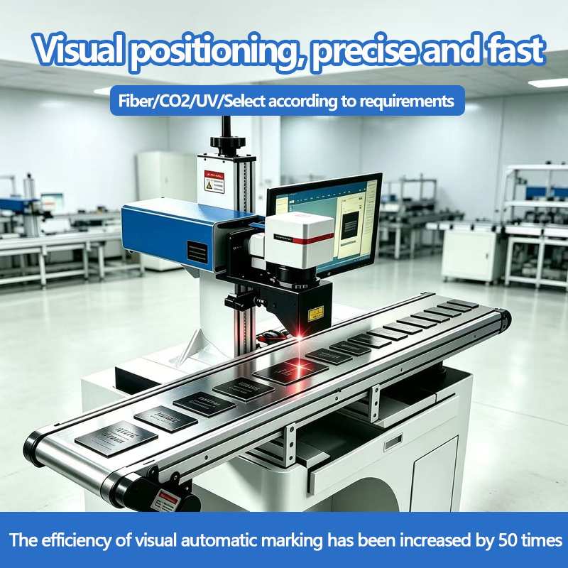 CCD Visual Positioning UV Laser Marking Machine 3W 5W 10W 355nm Cold Laser Marker for Plastic Glass PCB High Precision Engraving